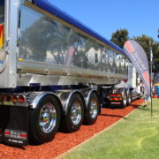 Chromed wheels on trailers